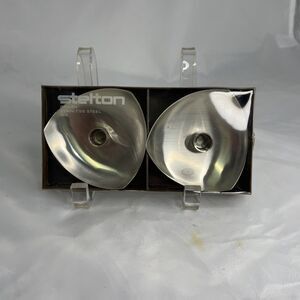 Stelton 18/8 Stainless Mid Century Modern Danish Denmark SM Candle Holders